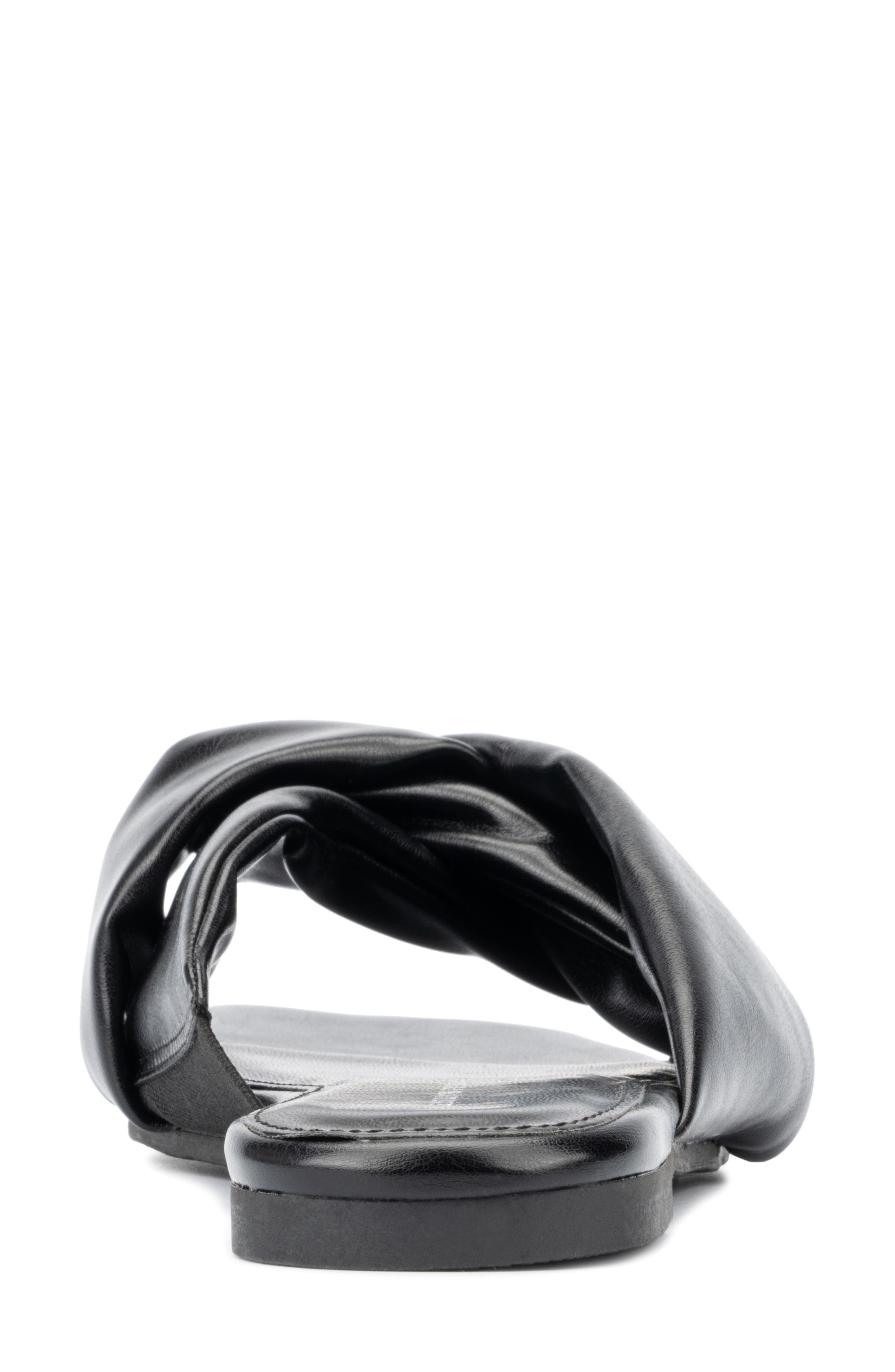 Fashion to Figure Pamela Slide Sandal - Wide Width, Alternate, color, Black