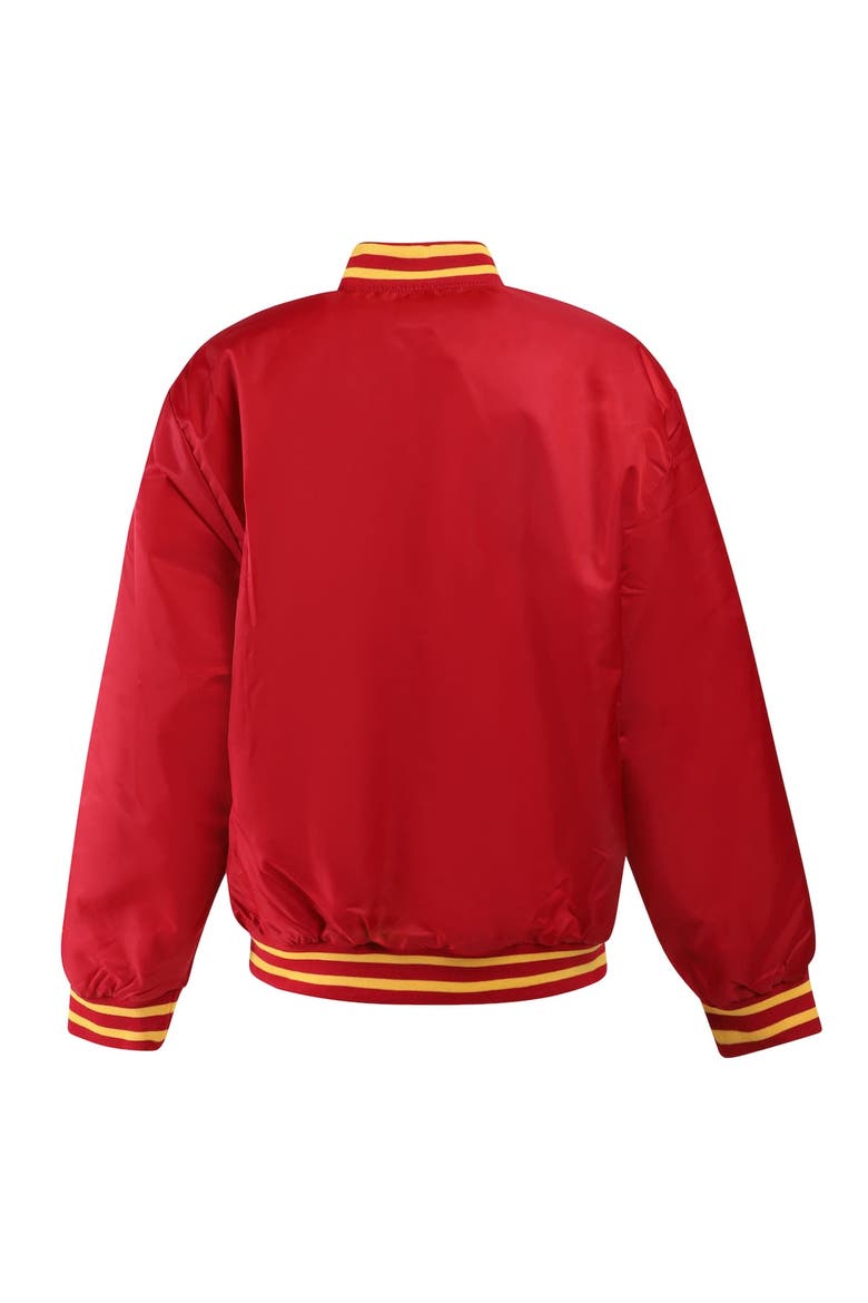 Women's Hype and Vice Cardinal USC Trojans A-Game Varsity Full-Snap Jacket, Alternate, color, Cardinal