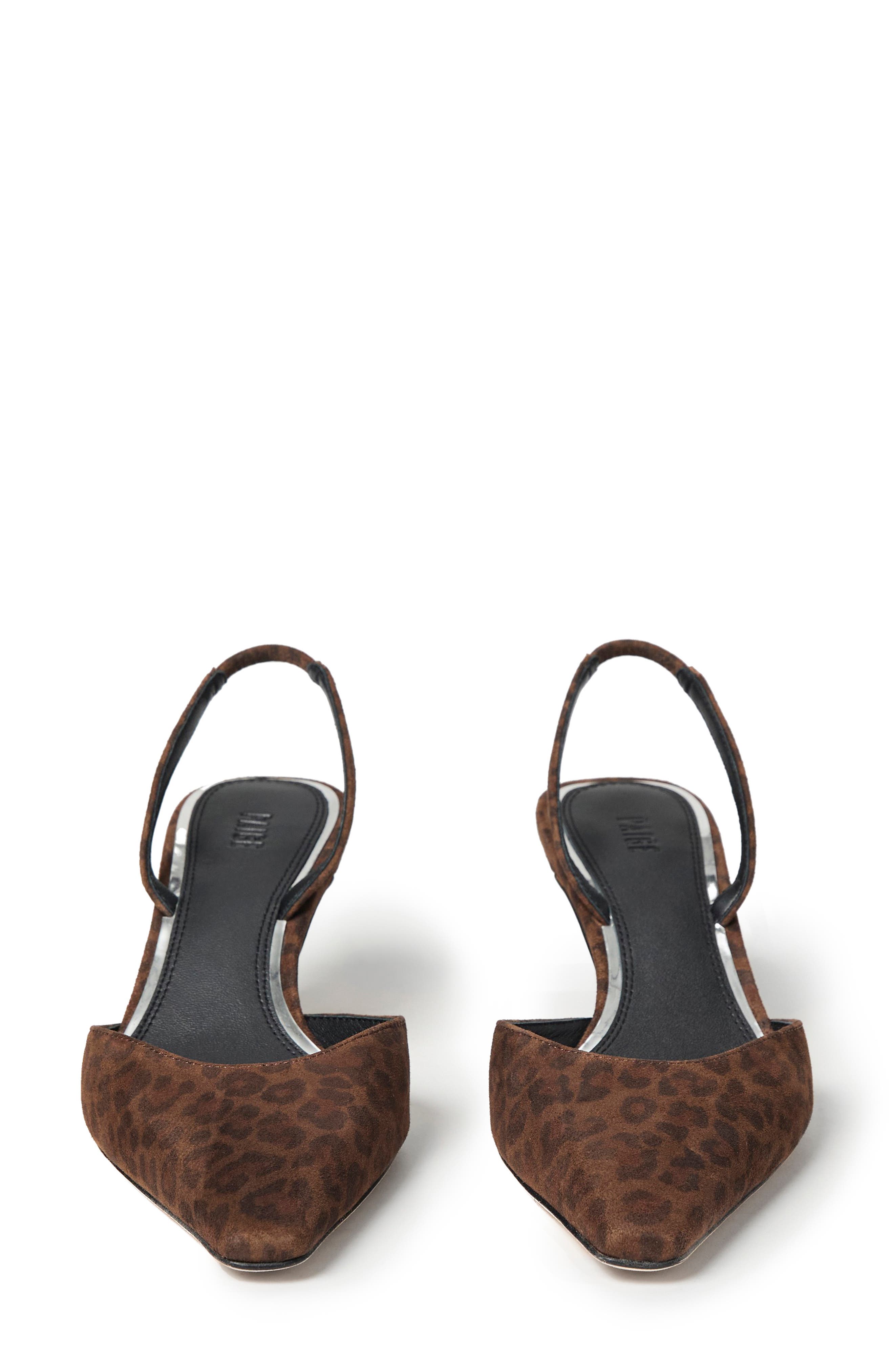 PAIGE Wren Slingback Pump, Alternate, color, Leopard
