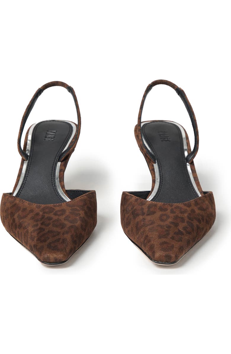 PAIGE Wren Slingback Pump, Alternate, color, Leopard
