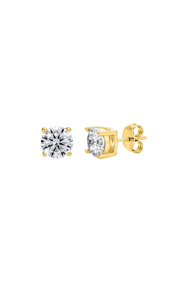 Donatello Gian 14K Gold Round 4MM Stud Earrings, Main, color, 