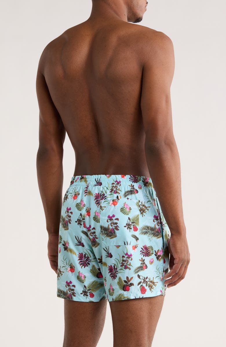 BOSS Piranha Swim Shorts, Alternate, color, Blue Multi