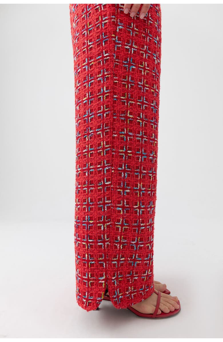 Nocturne High-Waist Tweed Pants, Alternate, color, 