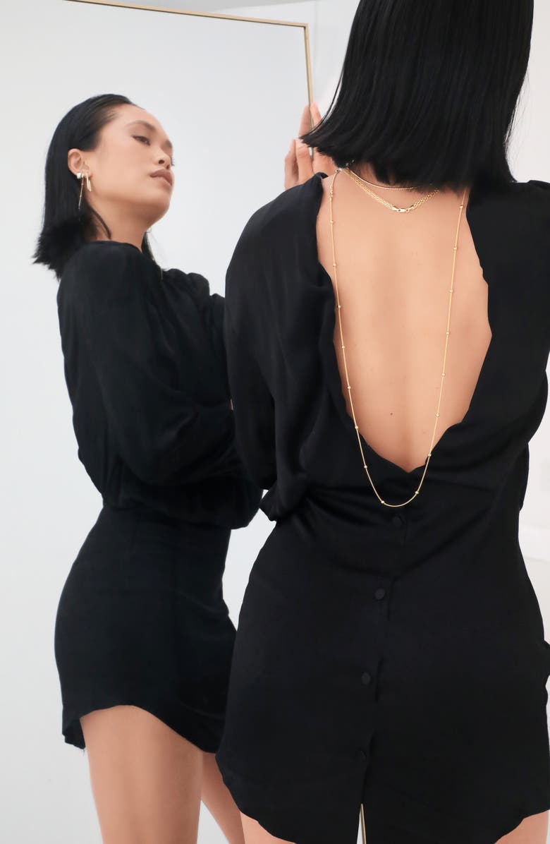 Bony Levy 14K Gold Ball Station Necklace, Alternate, color, 