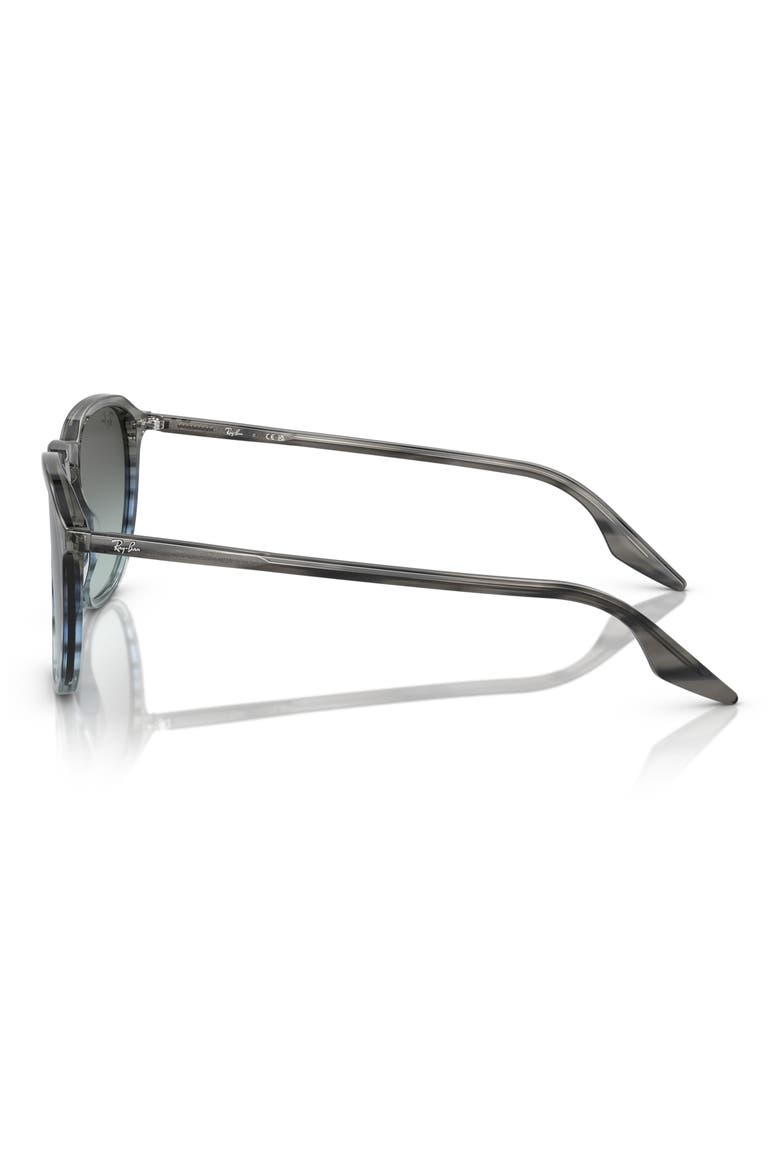52mm Square Sunglasses, Alternate, color, BLUE