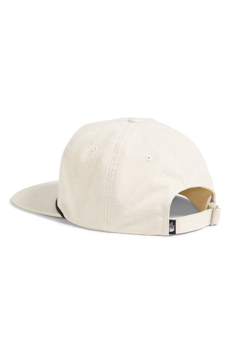 The North Face The Norm 5-Panel Baseball Cap, Alternate, color, White Dune/ Sharpie Graphic