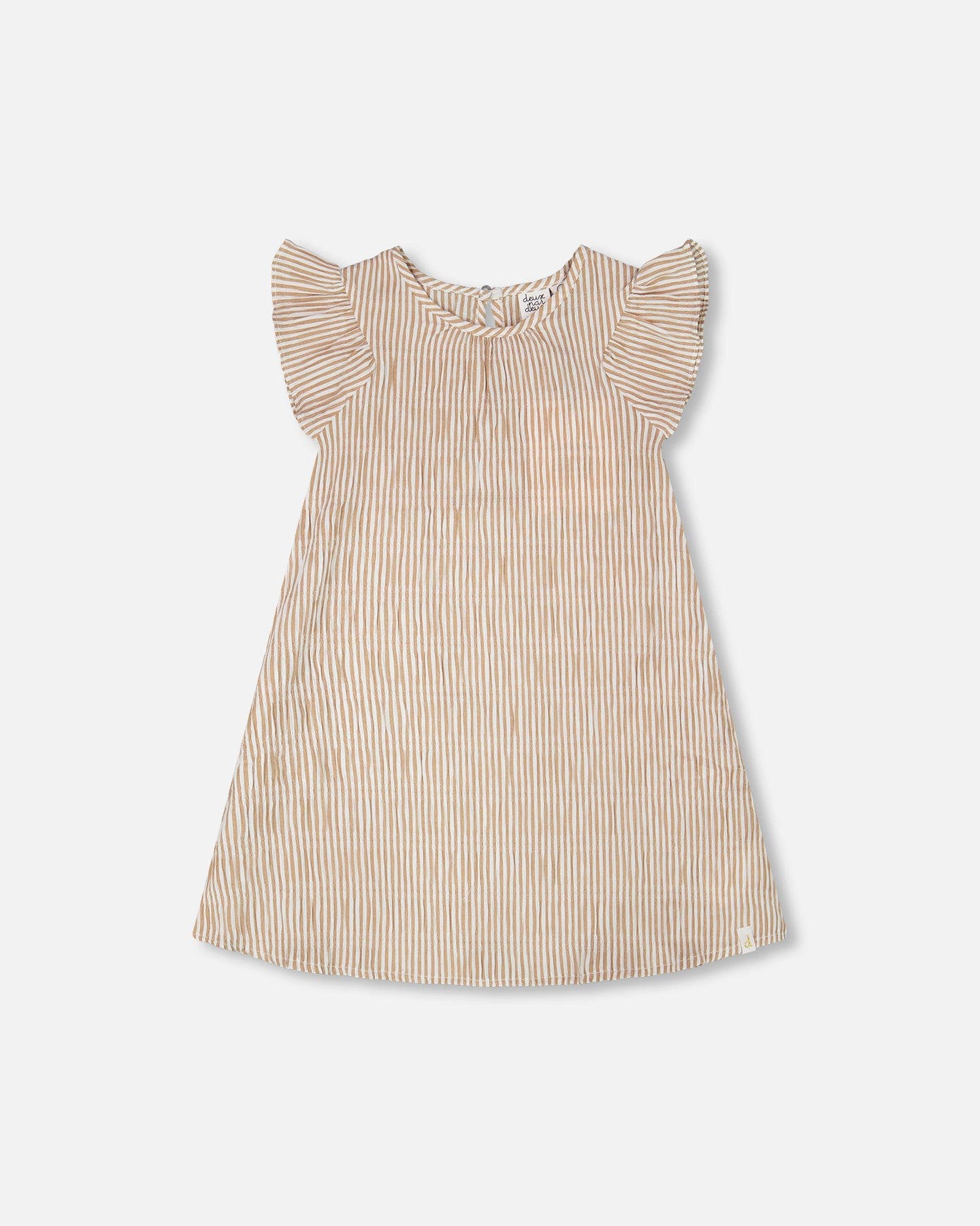 selected Off White and Sand Stripes