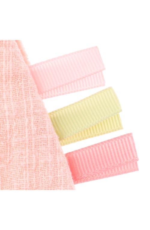 Stephen Joseph Baby Animal Crinkle Toy In Pink