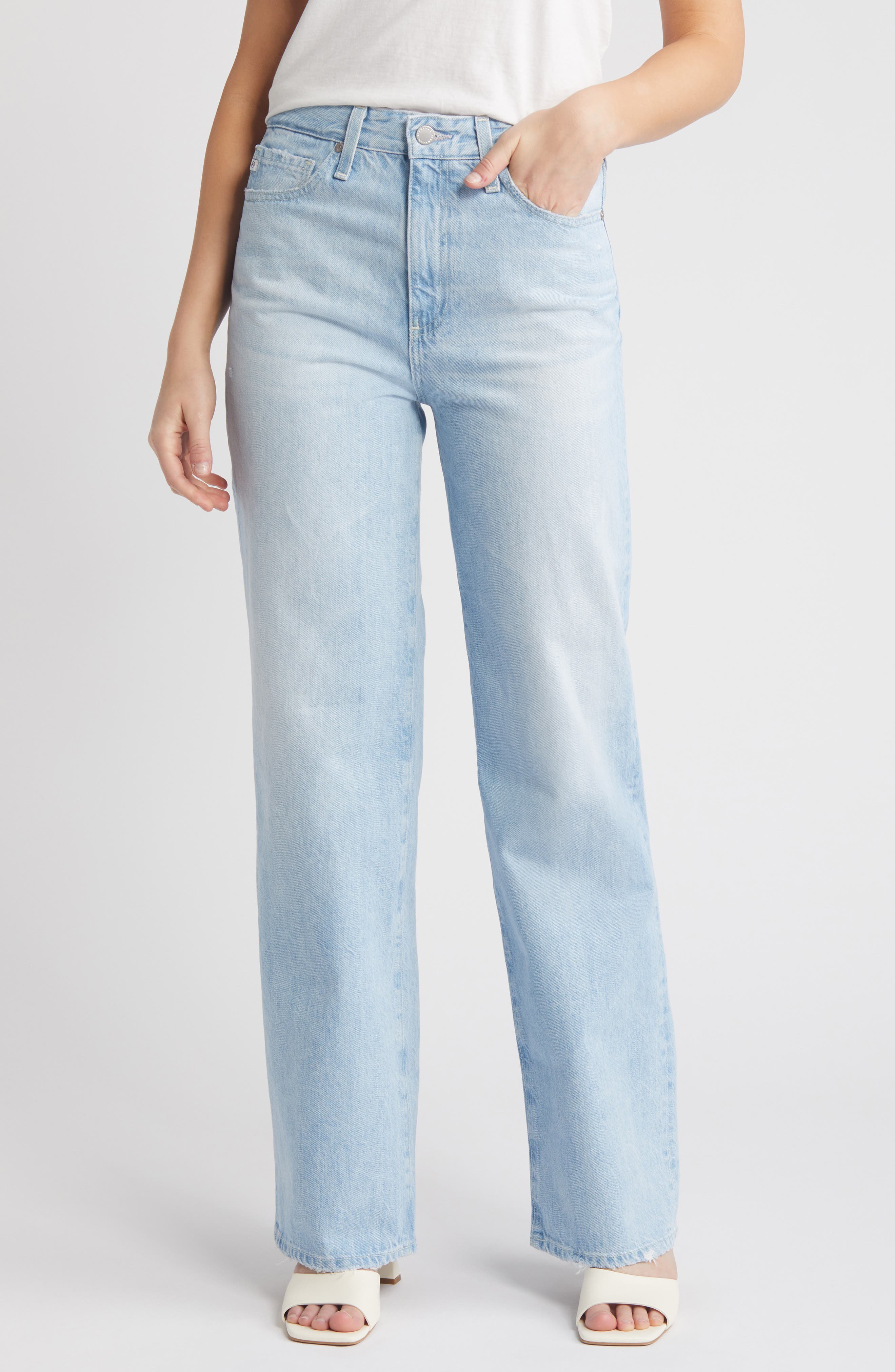 AG Kora High Waist Wide Leg Jeans