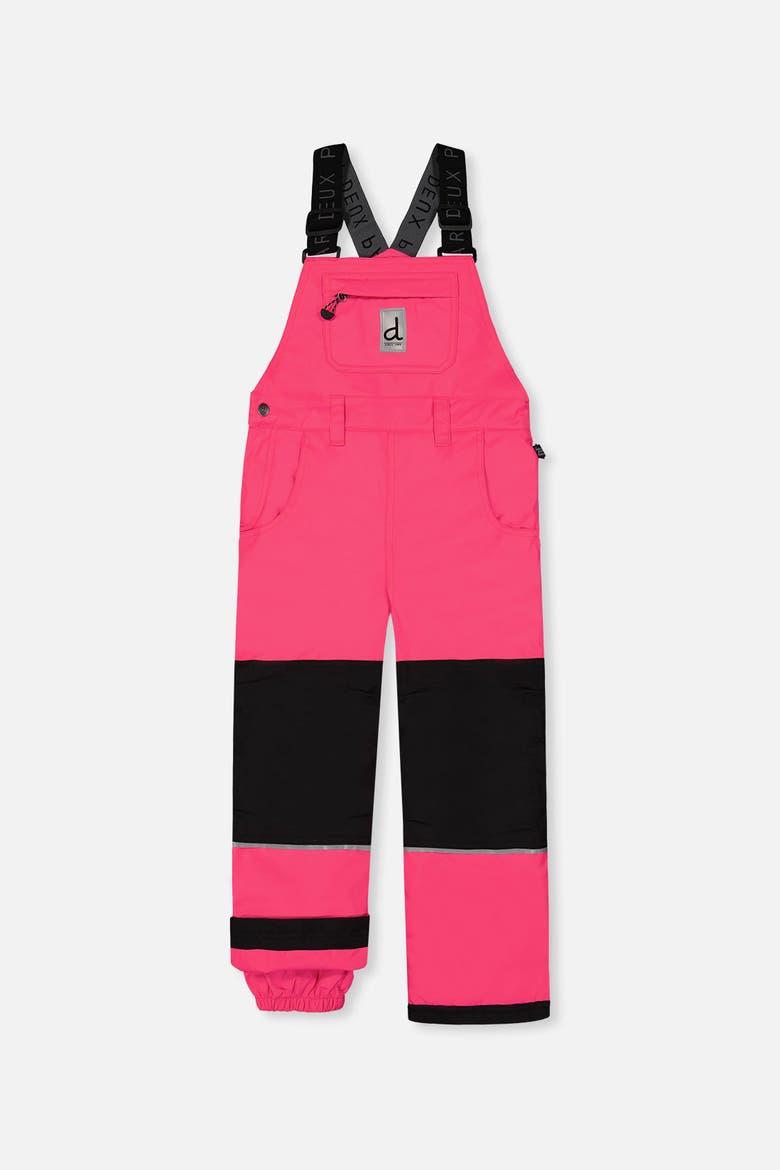 Play Adjustable Suspenders Overall Snow Bib, Main, color, Bright Pink