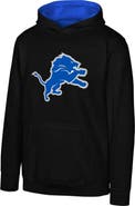 Outerstuff Youth Black Detroit Lions Prime Pullover Hoodie