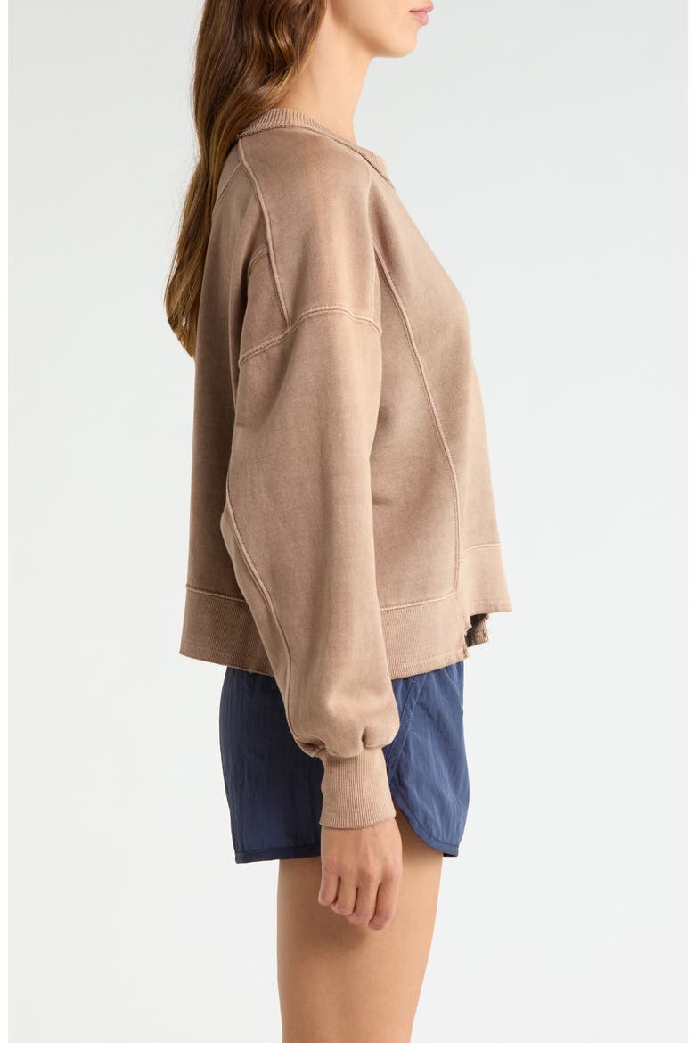 FP Movement Intercept Cotton Blend Sweatshirt, Alternate, color, SANDY