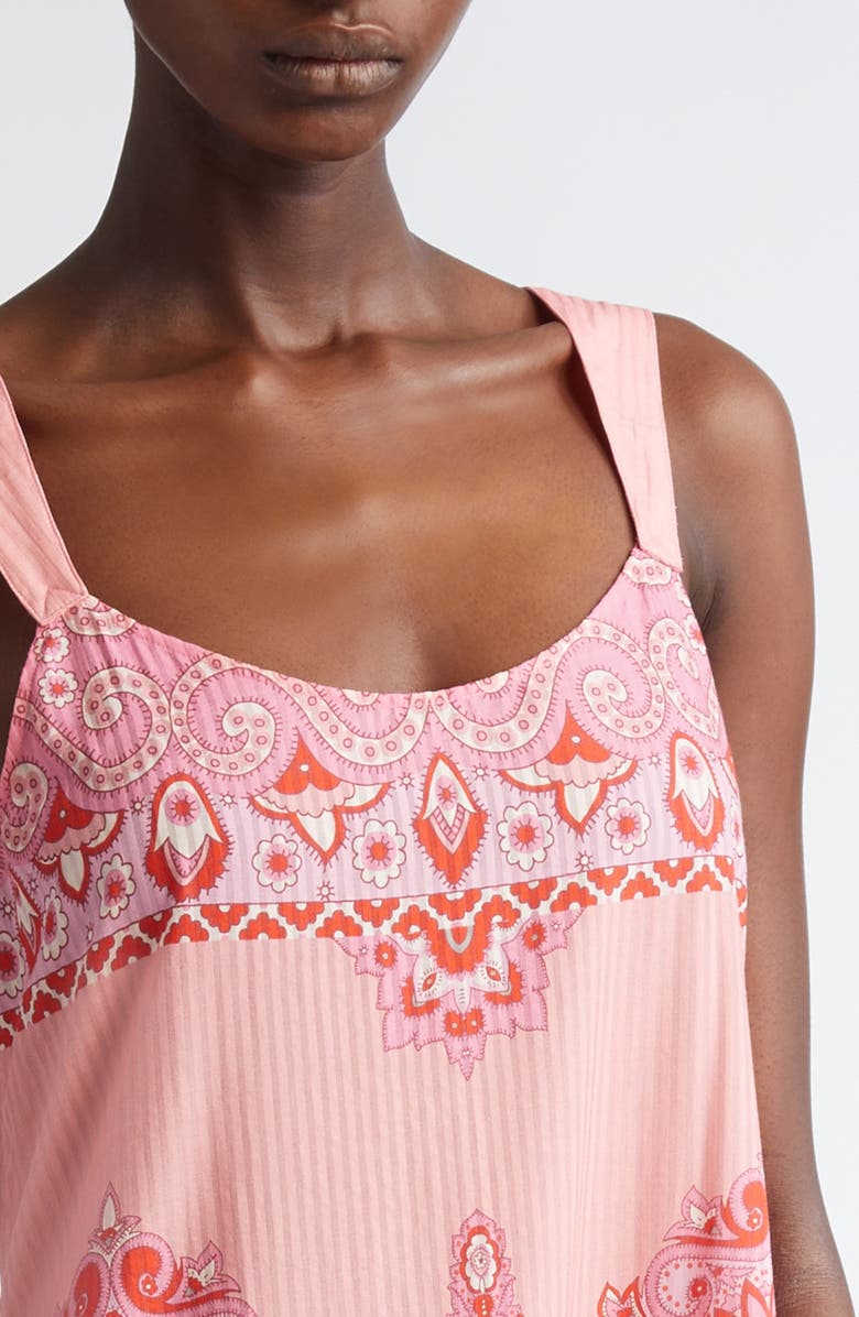 Etro Paisley Cotton & Silk Maxi Dress, Alternate, color,