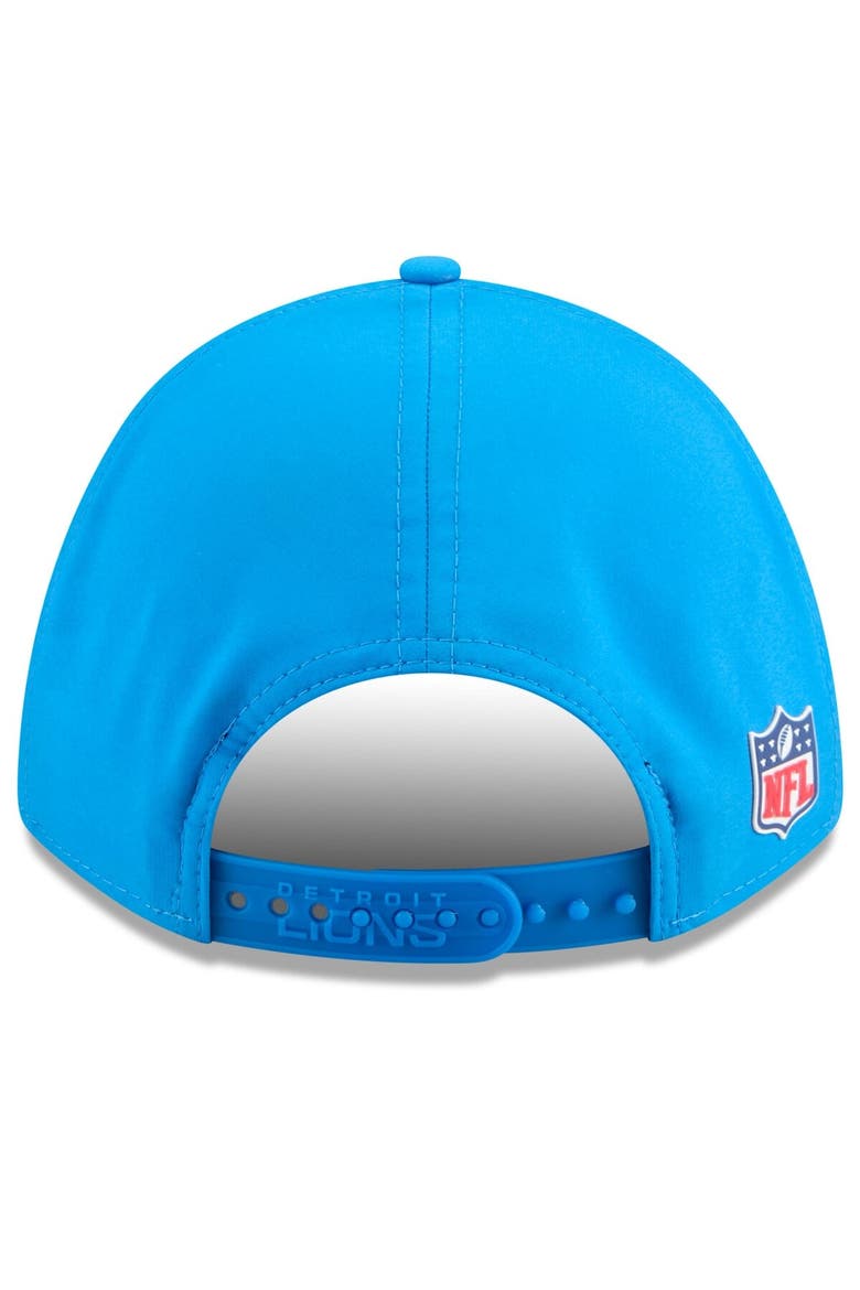 Men's New Era Blue Detroit Lions 2025 Sideline  M-Crown 9FORTY Adjustable Hat, Alternate, color, Blue