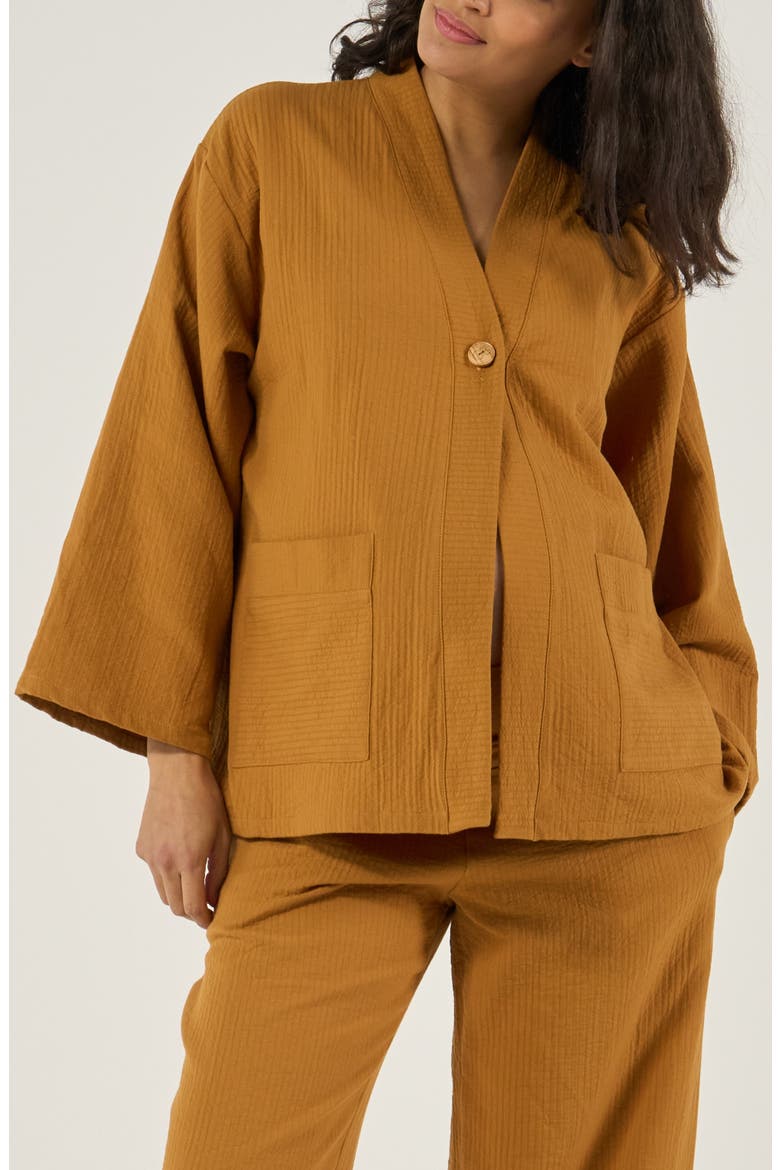 Maternity and nursing jacket Celia, Alternate, color, Cumin