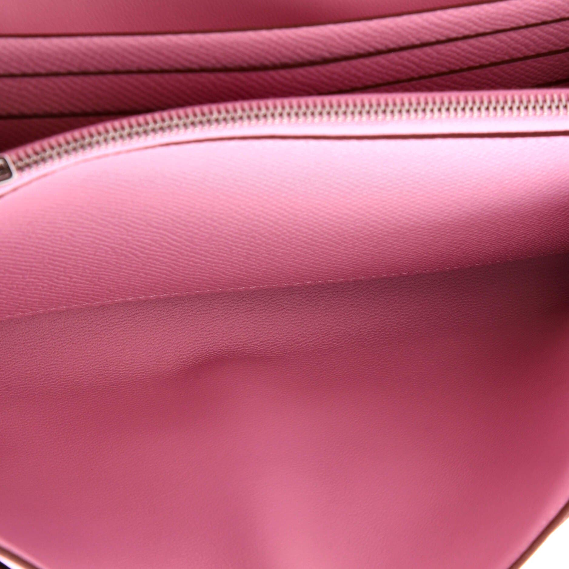 Pre-Owned Hermes Constance To Go Wallet Epsom, Alternate, color, Mauve Sylvestre