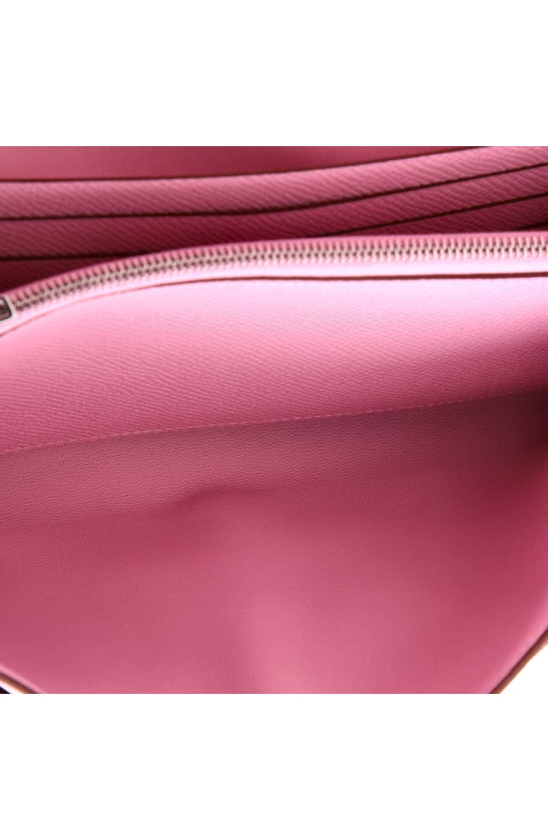 Pre-Owned Hermes Constance To Go Wallet Epsom, Alternate, color, Mauve Sylvestre