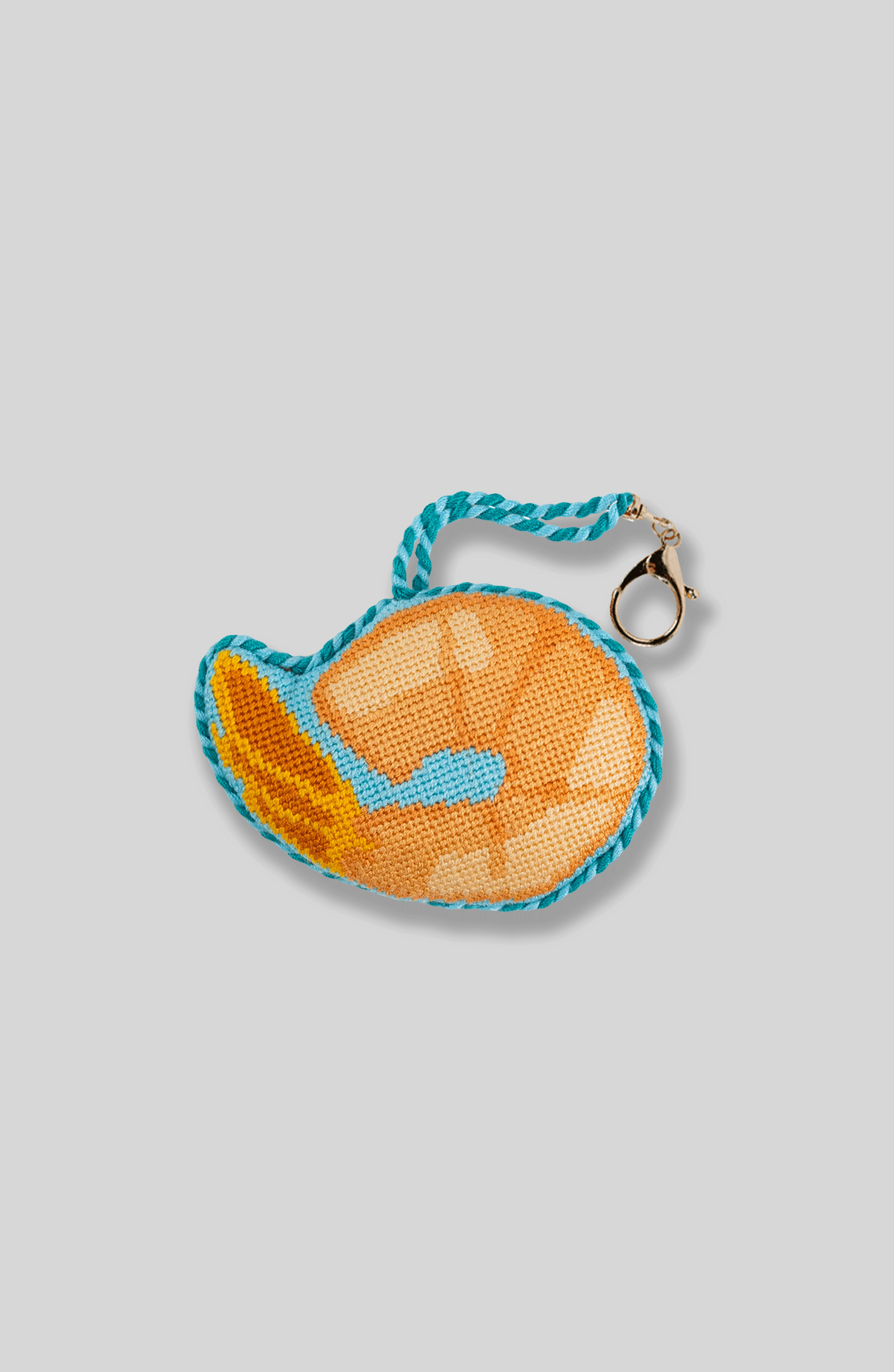 Furbish Cocktail Shrimp - Bag Charm, Main, color, Bright Orange