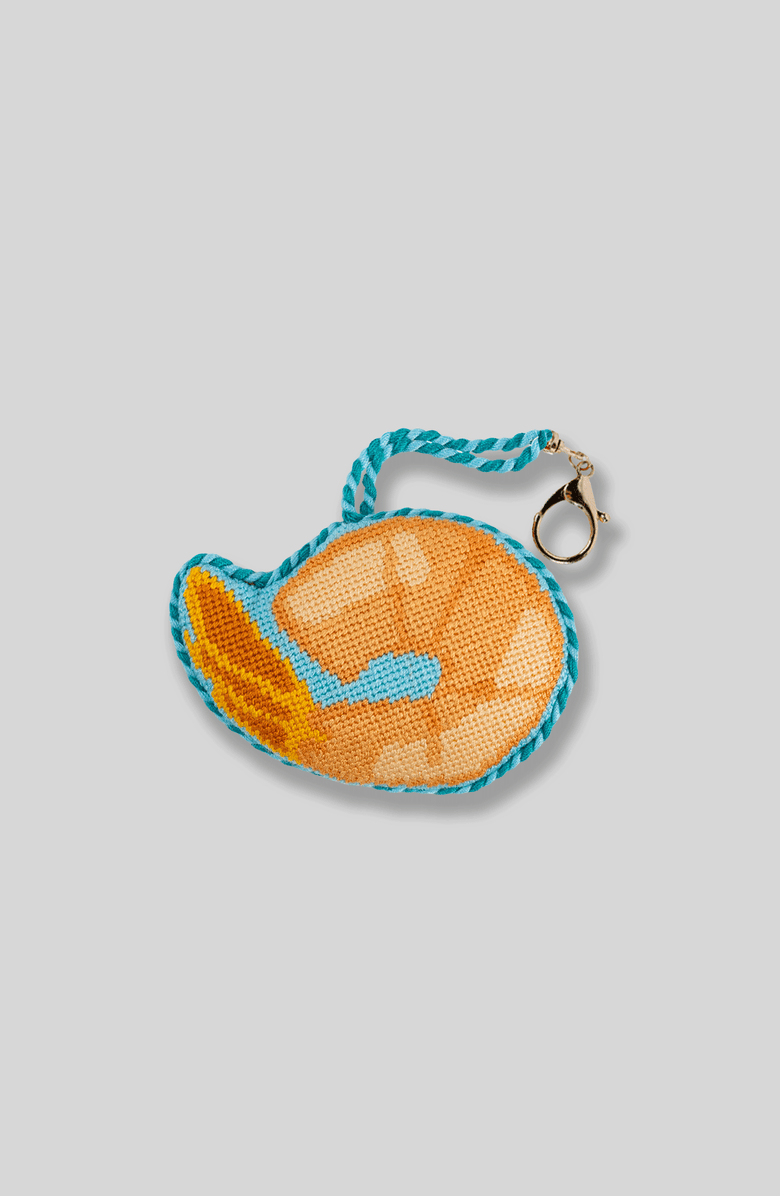 Furbish Cocktail Shrimp - Bag Charm, Main, color, Bright Orange