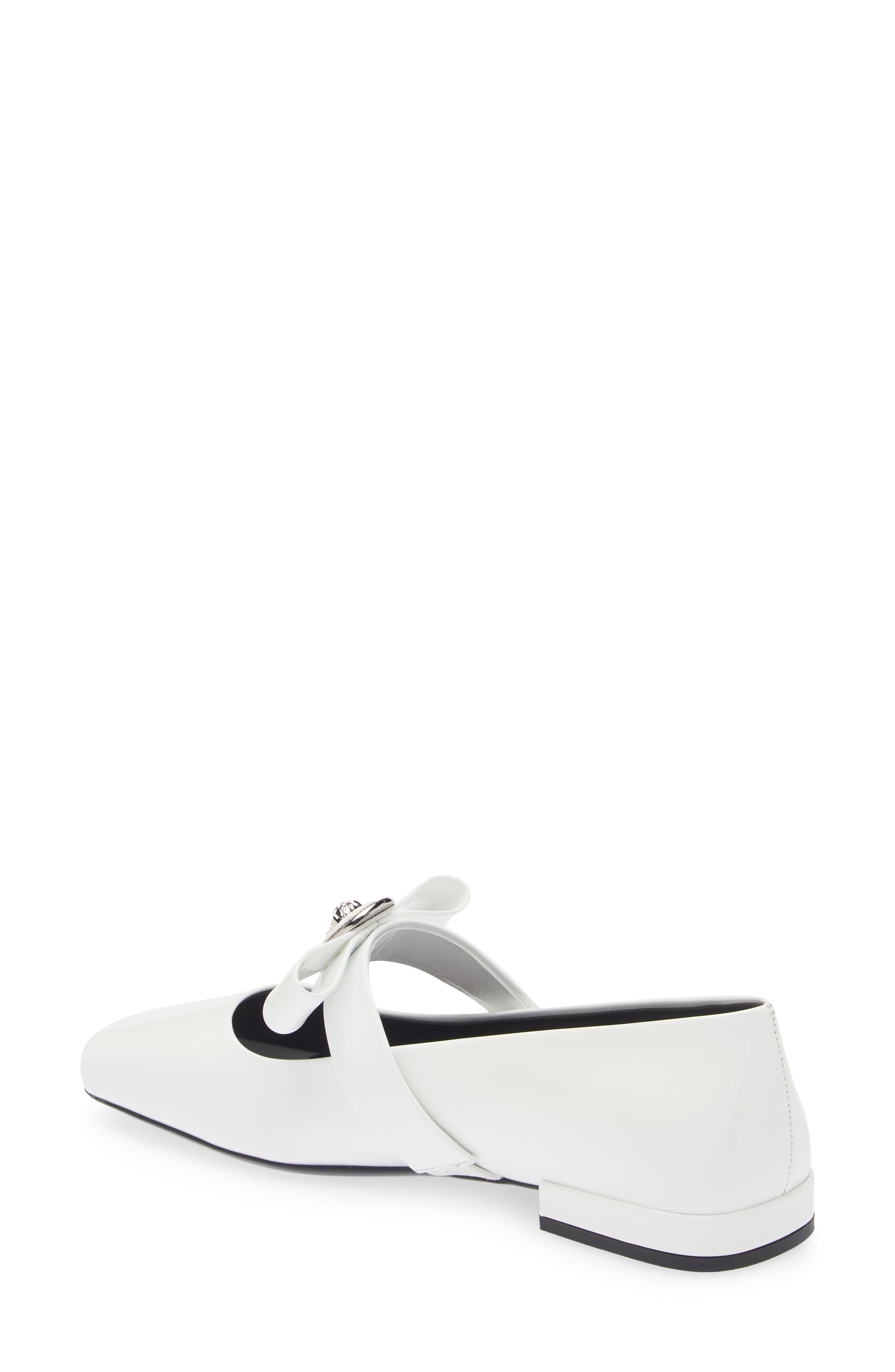 Versace Gianni Ribbon Ballet Flat, Alternate, color, 