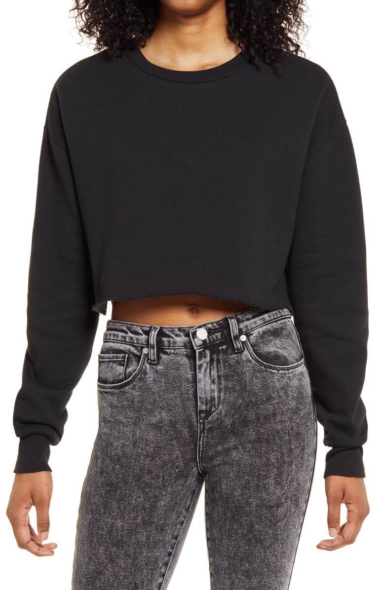 Socialite Crop Sweatshirt, Main, color, 
