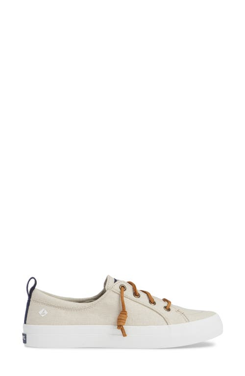 Shop Sperry Crest Vibe Slip-on Sneaker In Linen Canvas