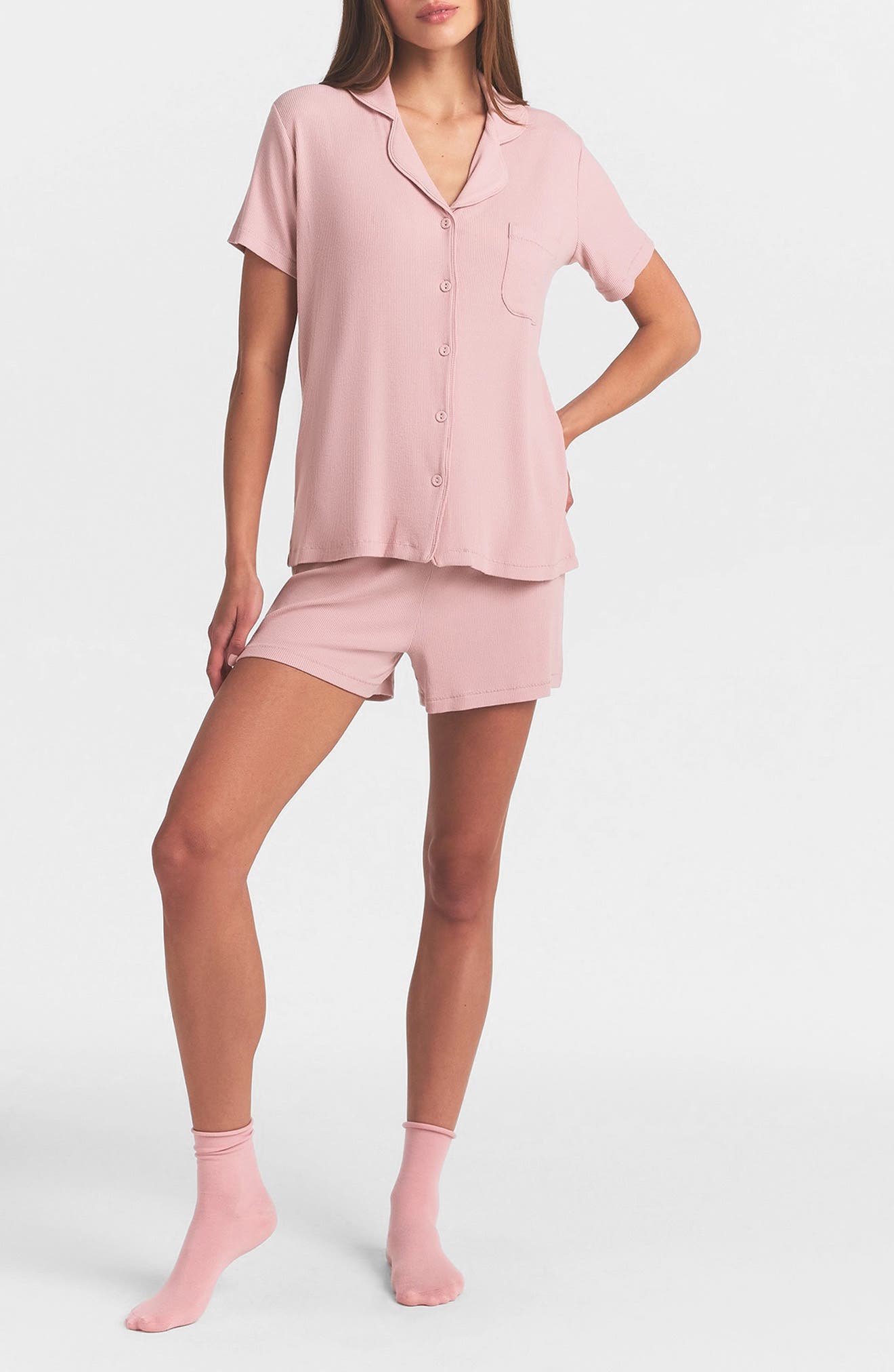 SKIMS Soft Lounge Shortie Pajamas (Women) | Nordstrom