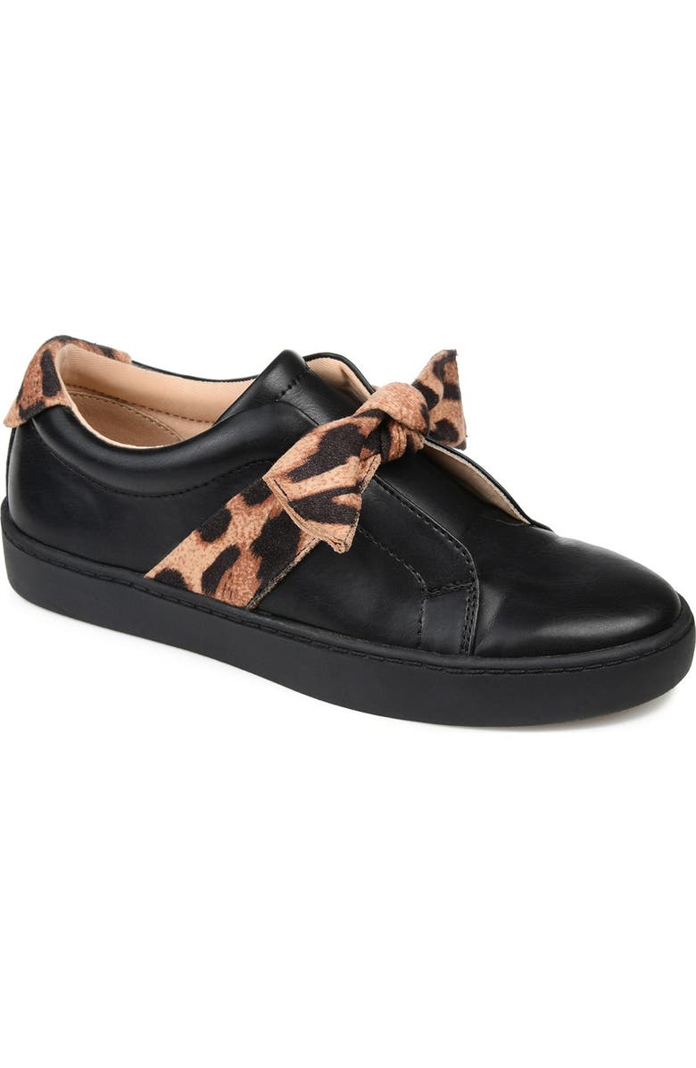 Journee Collection Abrina Sneaker, Main, color, Black
