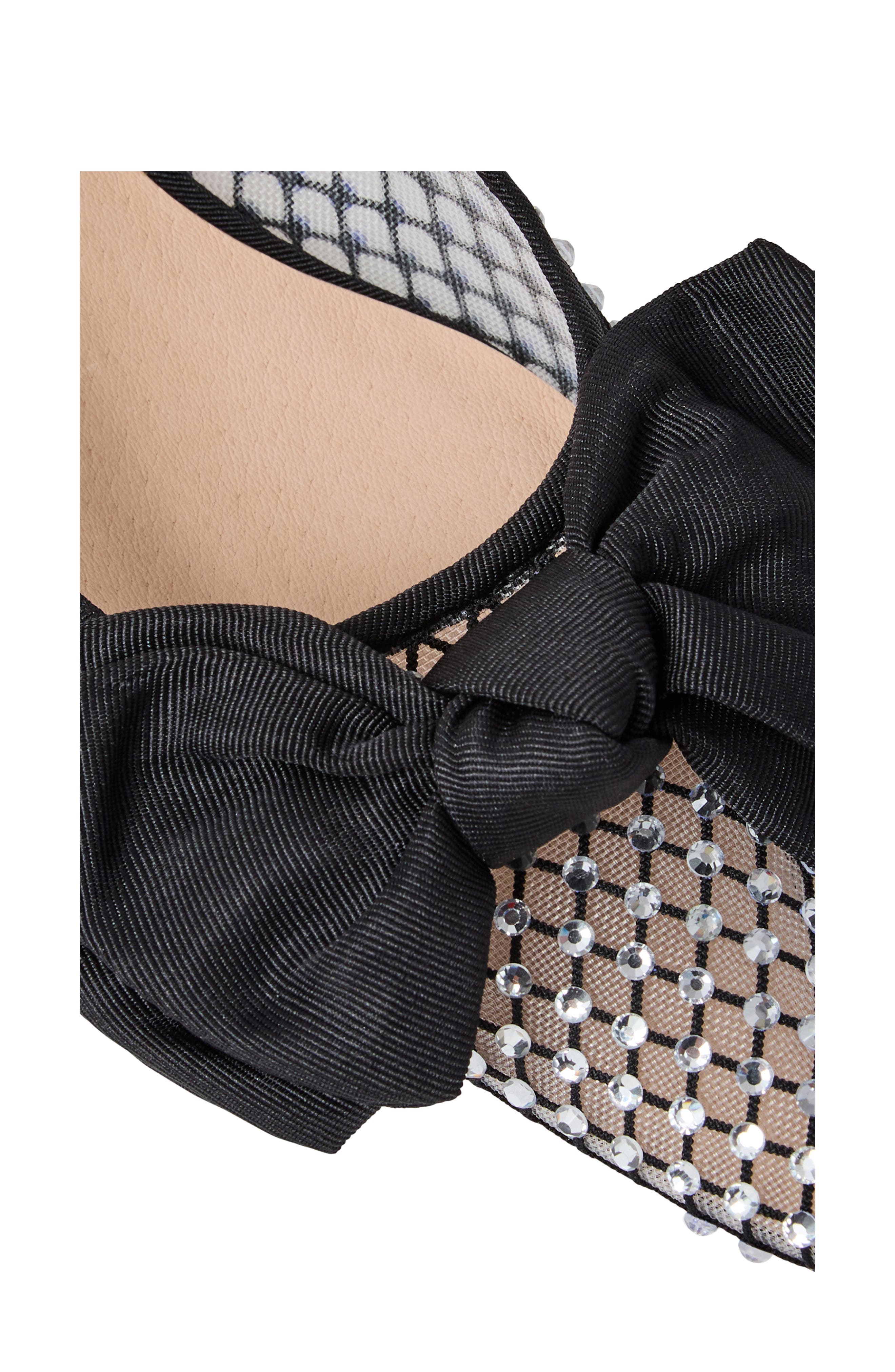 Jack Rogers Debra Slingback Pointed Toe Kitten Heel Pump, Alternate, color, Black/ Black