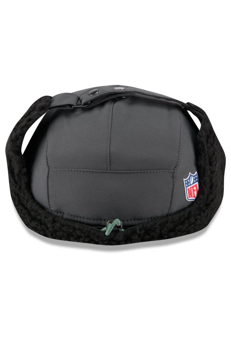 Men's New Era Charcoal Green Bay Packers 2025 Sideline Cold Weather Runner Dog Ear Adjustable Hat, Alternate, color, Charcoal