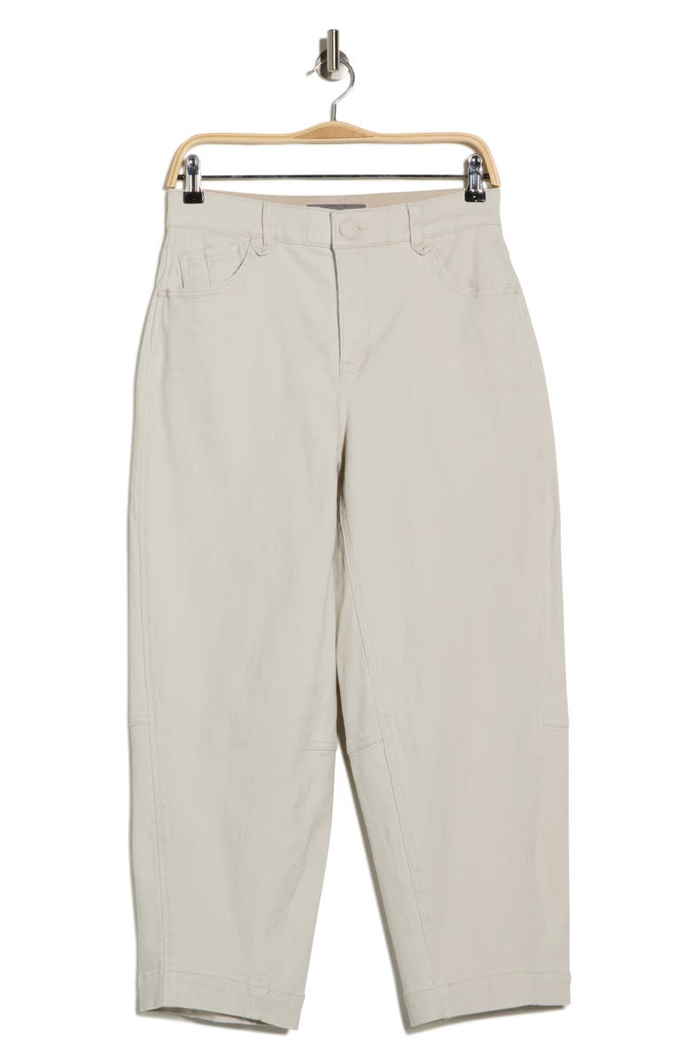 Democracy Relaxed Fit Barrel Leg Jeans, Main, color, Pale Stone