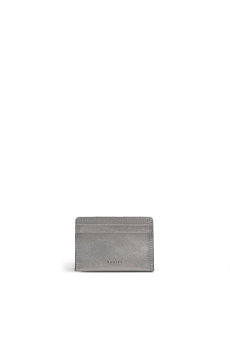 Radley Coin Street - Metallic Small Card Holder, Main, color, Silver