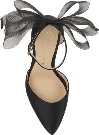 Phindies Ankle Strap Pointed Toe Pump