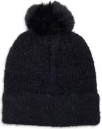 Nanette Lepore Faux Pearl Embellished Beanie