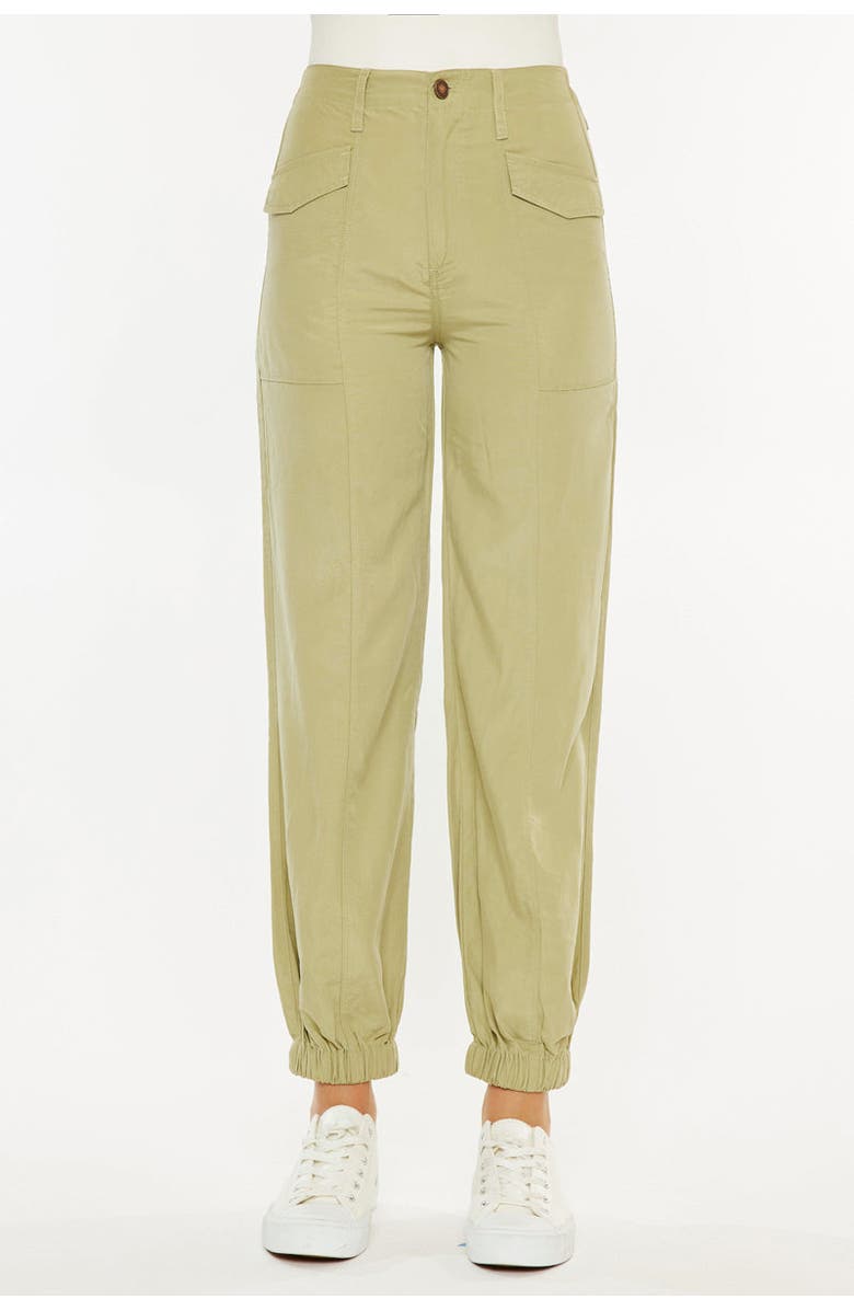KanCan Karla Ultra High Rise Cargo Pants, Main, color, Sage