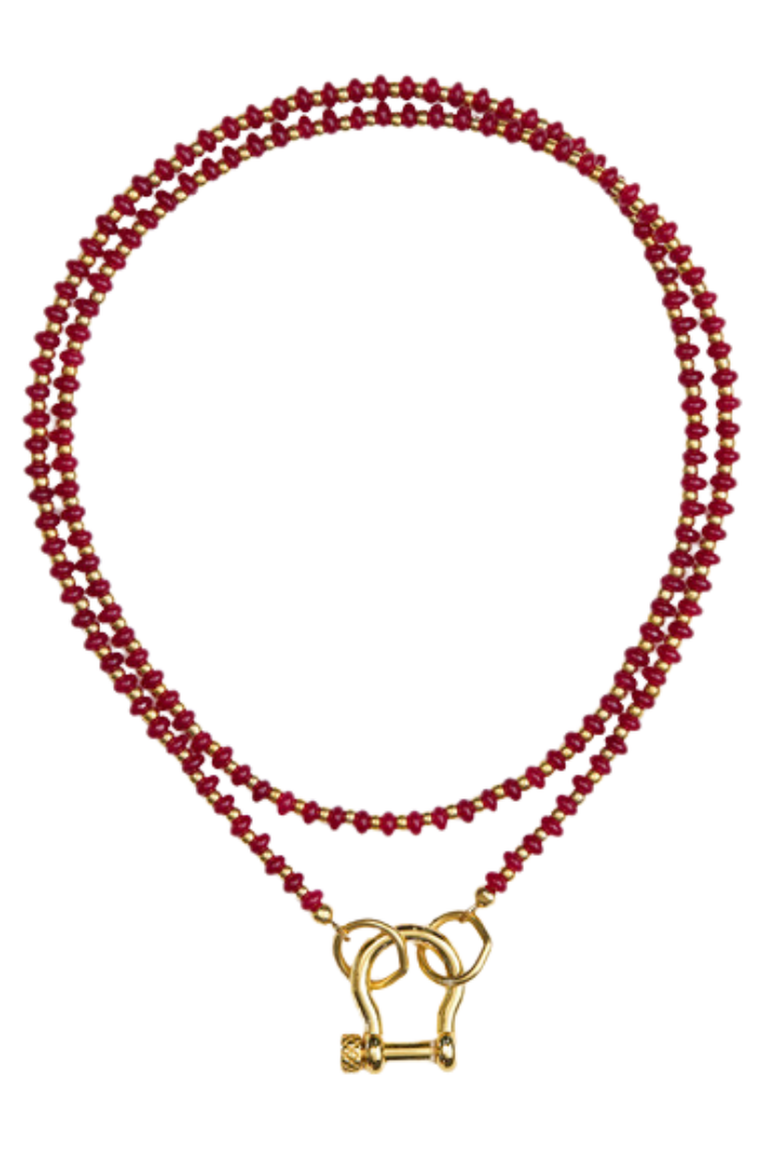 Tony Necklace, Main, color, Red Onyx