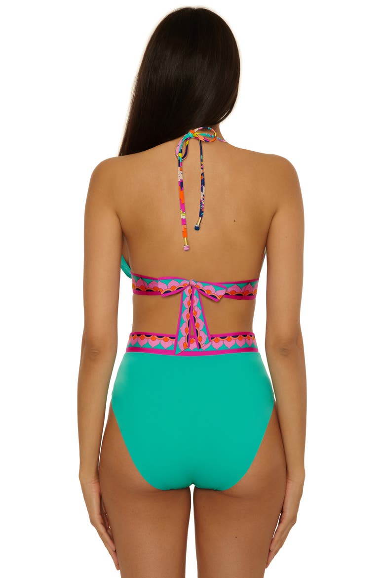 Paralia Reversible High Waist Bikini Bottoms, Alternate, color, MULTI