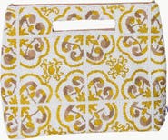 Island to East Side Rosette Mosaic Tile Handle Pouch