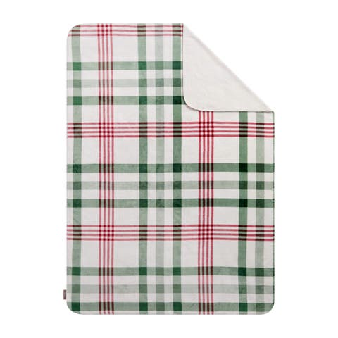 Reversible Plush Throw Blankets