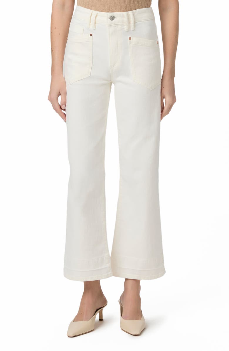 PAIGE Leenah Western High Waist Ankle Wide Leg Jeans, Main, color,