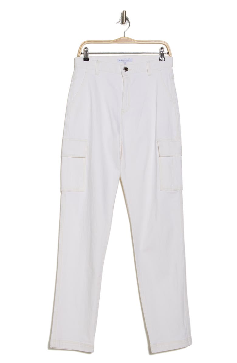 Rebecca Minkoff Stevie Cargo Pants, Alternate, color, Alabaster Wash