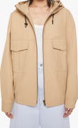 MOTHER The Light Drizzle Hooded Cotton Jacket