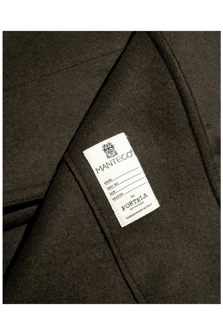 Balbo Double-Breasted Wool Coat, Alternate, color, GREEN