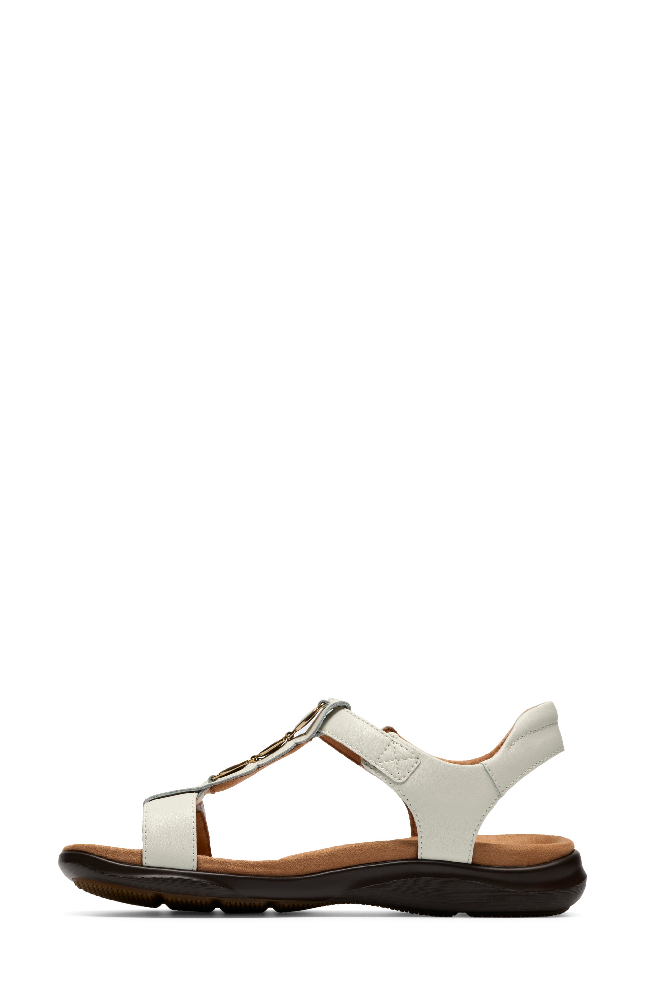 Kitly Gem Sandal, Alternate, color, WHITE LEATHER