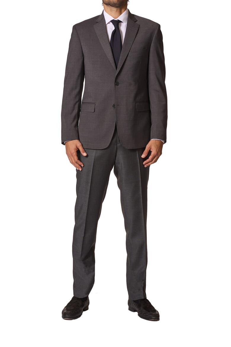 Sartorial Classic Fit Suit, Main, color, CHARCOAL