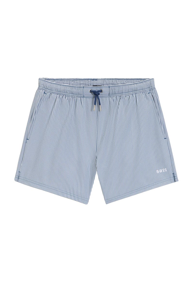 Velvet Fish Swim Trunks, Alternate, color, OPEN BLUE