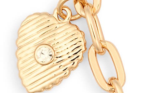 Leith Love Chain Bag Charm In Gold