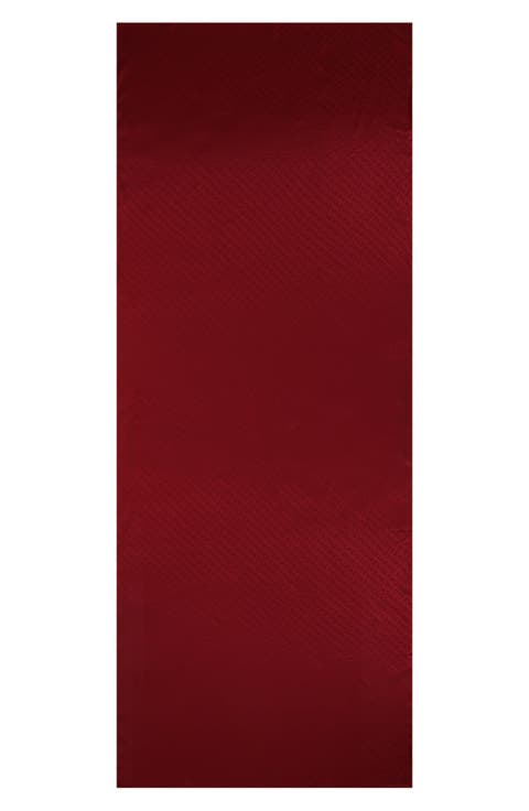 Diagonal Logo Silk Oblong Evening Scarf