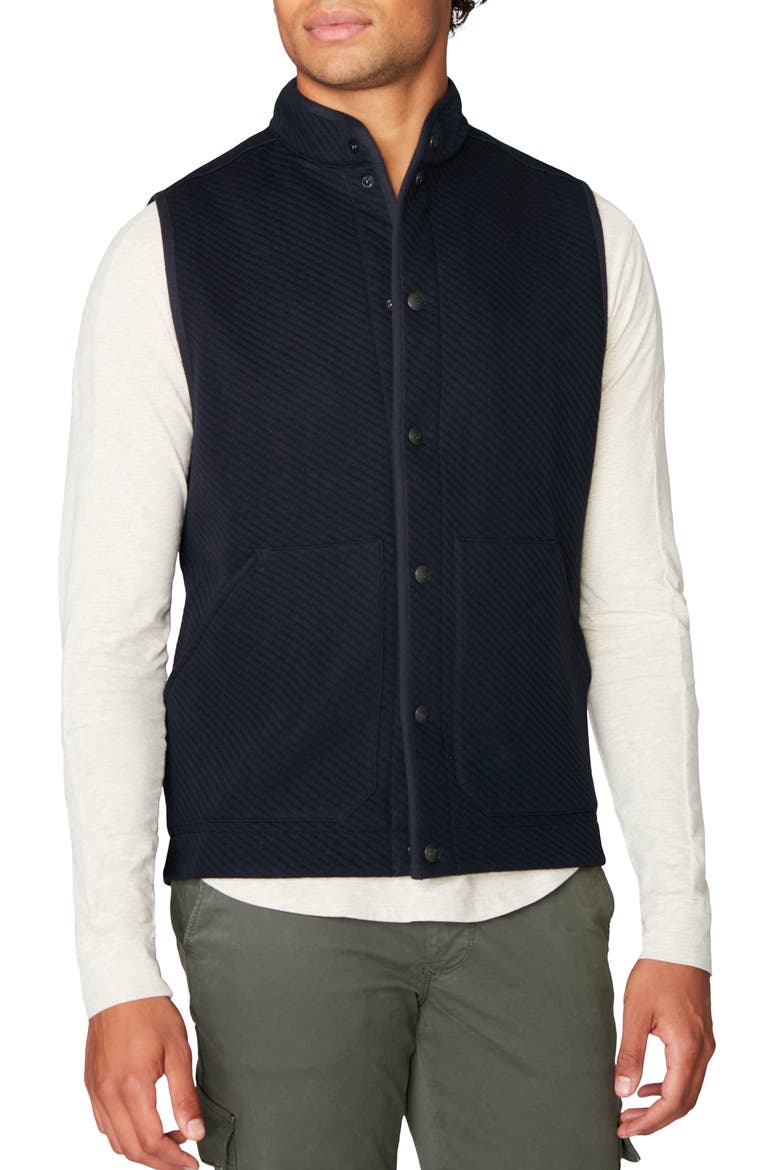 Fuji Slim Fit Vest, Main, color, NAVY