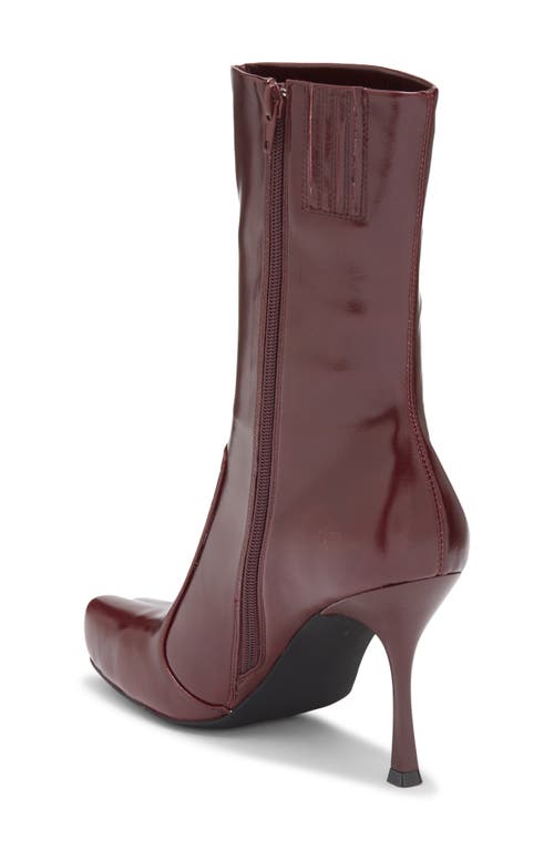 Jeffrey Campbell Visionary Stiletto Boot In Burgundy